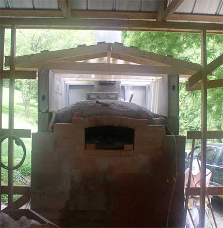 finished masonry layer, walls going up